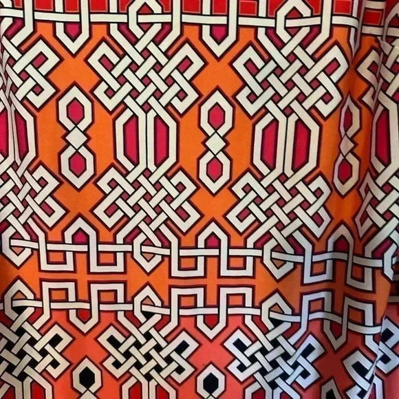Women’s 3/4 Sleeve Dress Geometric‎ Size Large - Picture 5 of 9
